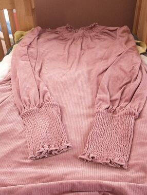 "Paris" Pink Velvet Mini dress